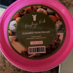 Pink Zebra sprinkles Sugared Pear Pecan